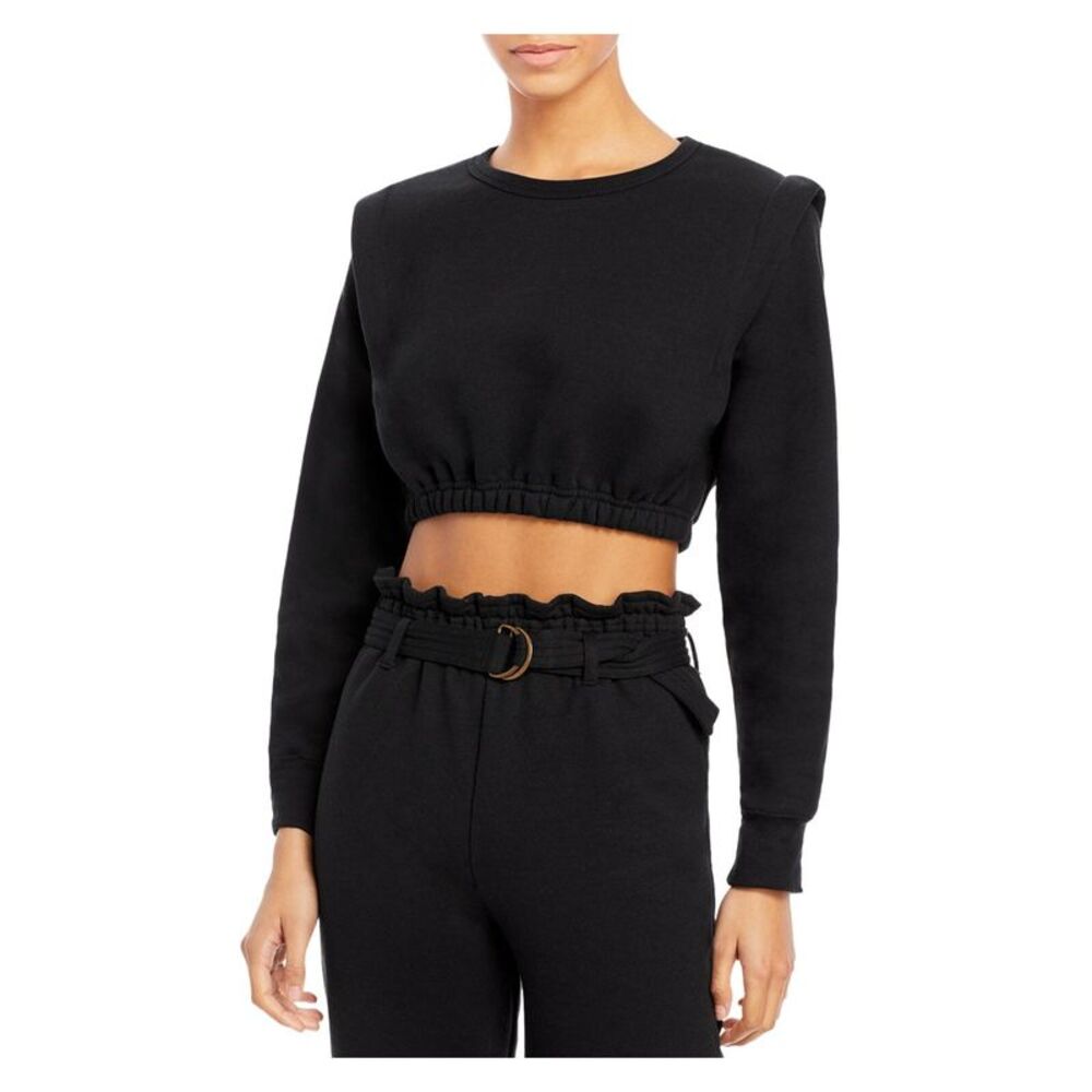 NWT SR Womens Black Sweatshirt ONE SIZE